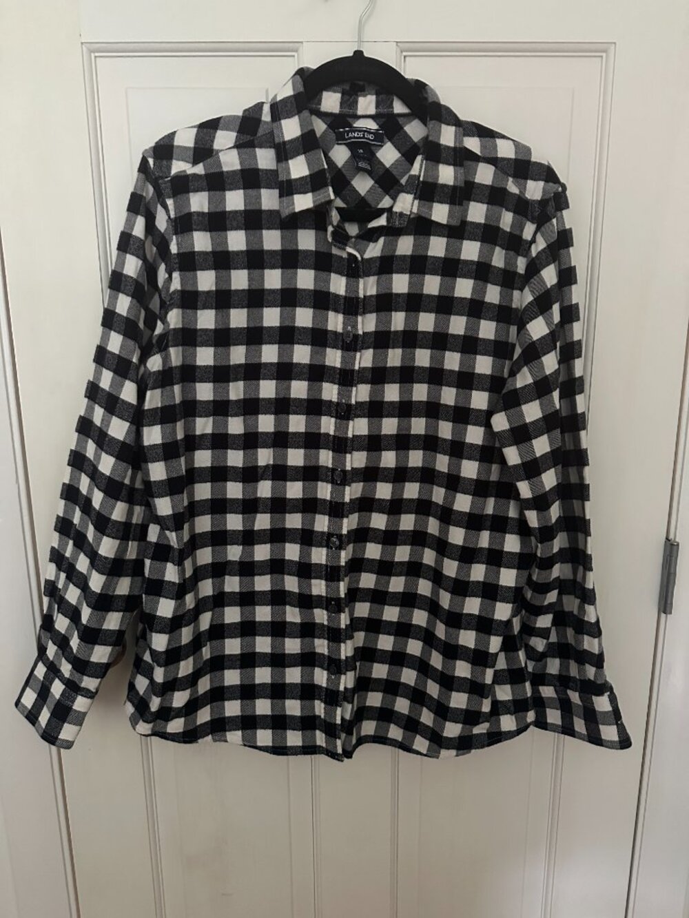 Lands' End flannel shirt